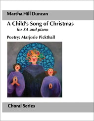 A Child's Song of Christmas for SA and piano SA choral sheet music cover Thumbnail